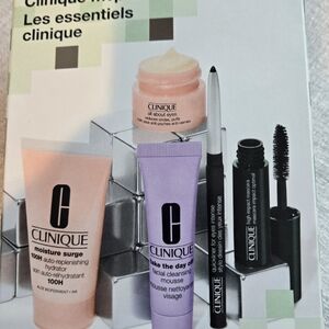 Clinique Makeup Essentials Set - Pink, Purple, Black